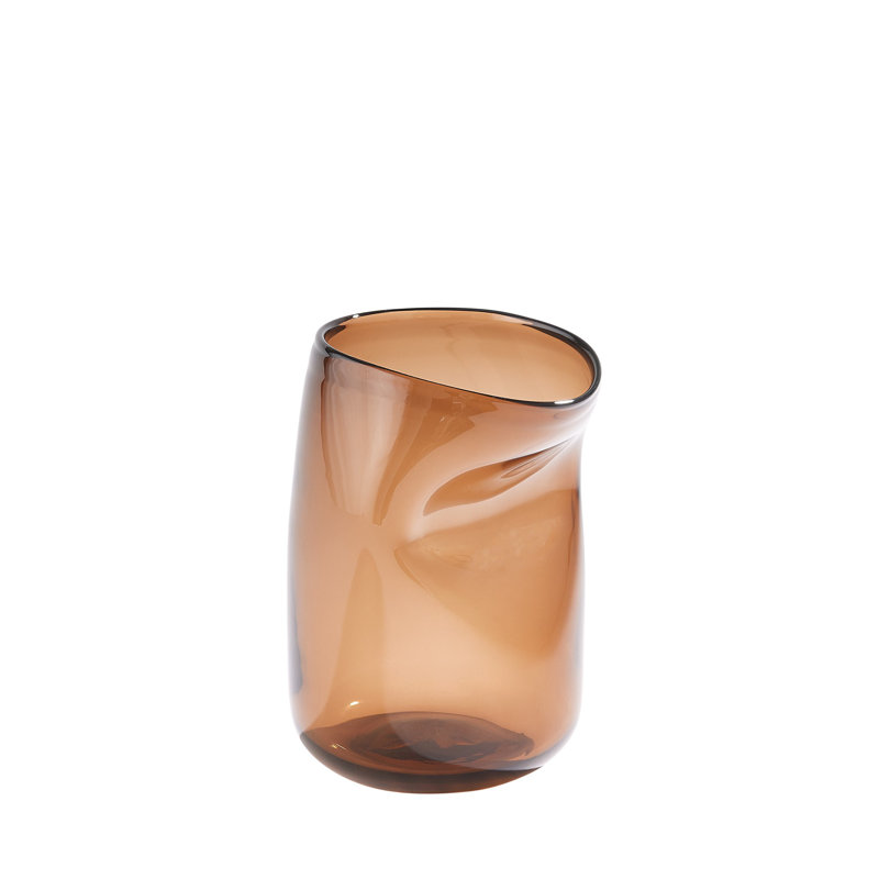 Vase Contour, Tabac, H 9 po x l 7 po x P 6 po