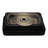 19" L x 12" W Semi-Recessed Vessel Sink Rectangular Above Counter Basin Drop-In Bathroom Sink-116864714