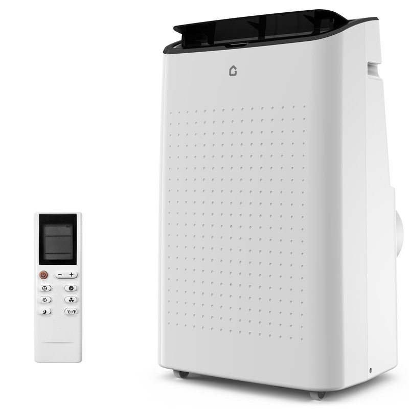 Climatiseur portatif 14 000 BTU avec télécommande, ultra-silencieux, qui refroidit jusqu'à 700 pieds carrés Pi. Installation facile