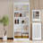 5-Tier Decor Bookshelves with Adjustable Shelves,Storage Organizer for CDs/Books/Movies-1863894607-1859468061