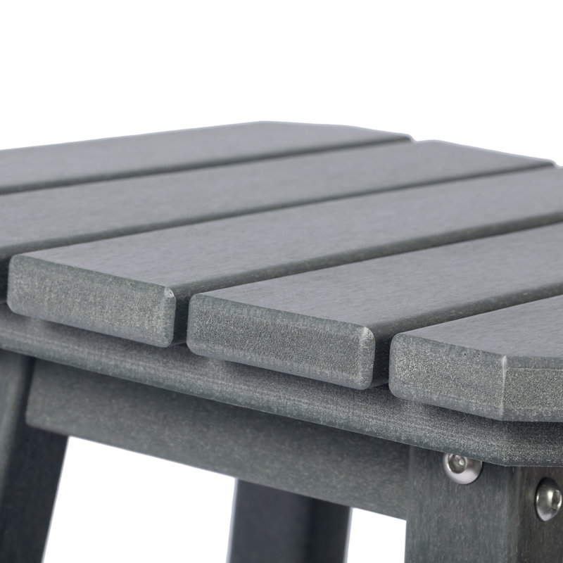 Laguna 29" Square Bar Stool, Gray