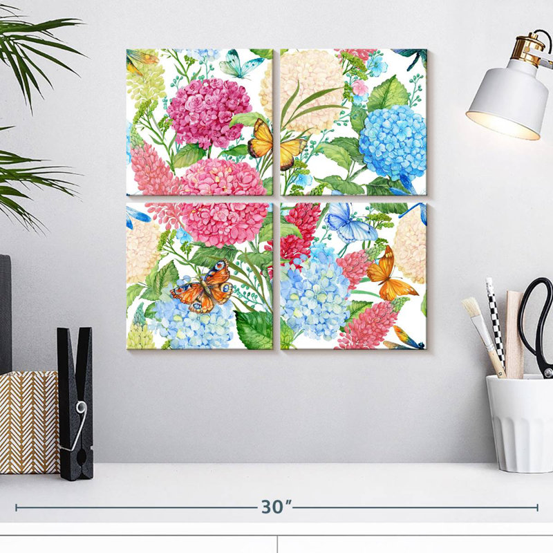 Harnek Floral Spring Garden, 18" H x 18" W