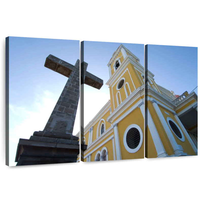 Cathédrale de Grenade, Nicaragua, H 20 po x l 33 po