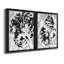 «Ocean Inkblot III», ensemble de 2 reproductions de cadres rectangulaires sur toile-1032070312-1032070317