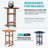 3-Piece HDPE Bar Set – All-Weather Patio Bistro Table & 2 Tall Bar Chairs, Fade-Resistant Outdoor Furniture For Balcony, Deck, Backyard, Or Poolside-603840448