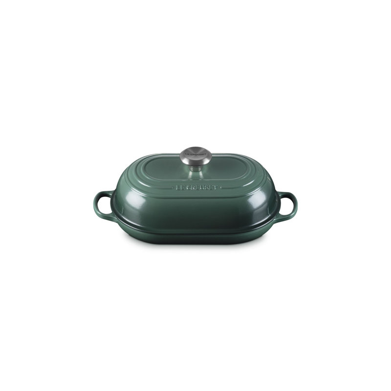 Le Creuset Signature Cast Iron Oval Bread Oven, 11.5 In., Artichaut