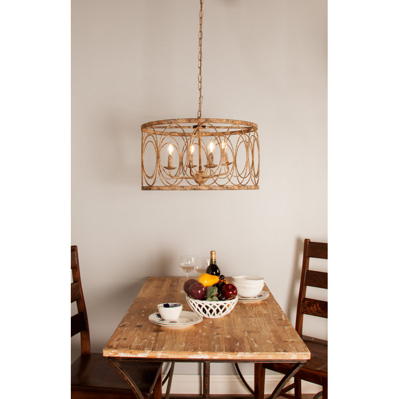Cedarville 4 - Light Drum Chandelier