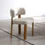 Ogin Beige Chenille & Grey Side Chair (Set of 2)