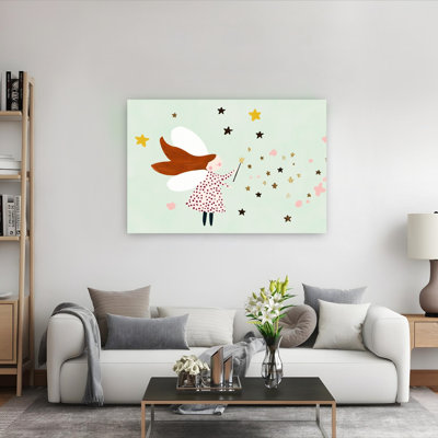Fairy Dust Magic Dreamy Whimsical Abstract Landscape Nature Wall Art Print
