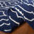 Rodgers Hand Woven Flat Weave Wool/Cotton Geometric Rug in Blue/Ivory-1349064449
