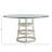 Glass Top Pedestal Dining Set-37765413