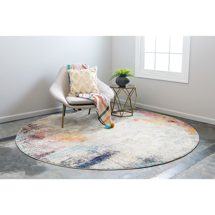 Keimar Washable Abstract Indoor Rug