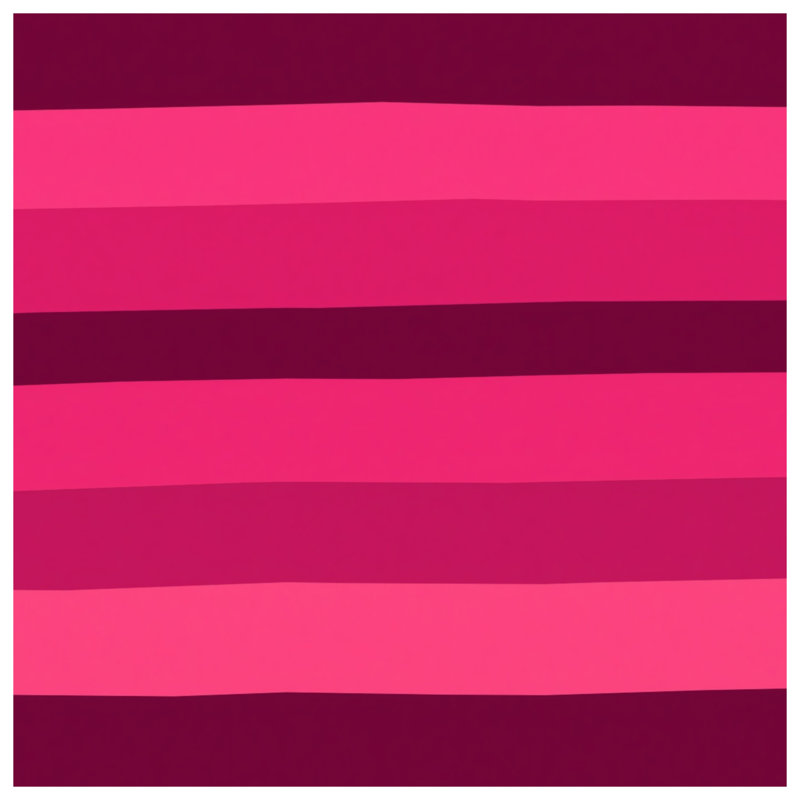 Pink Horizontal Stripes Bath Mat, 34in W x 21in L