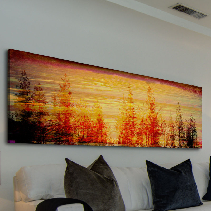 1 Piece Wrapped Canvas Wall Art, 38 cm H x 114 cm W x 3.81 cm D