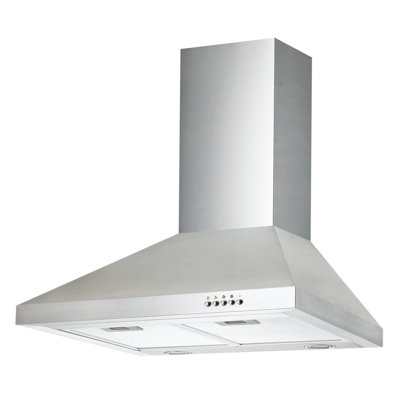 Hotte murale convertible 30 pouces 400 CFM en acier inoxydable