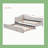 Convertible Daybed with Trundle - Twin to King Size, Linen Upholstery, No Box Spring?-607280918