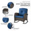 Ensemble de chaises berçantes en osier pour l'extérieur Tonry-88366732-91419484