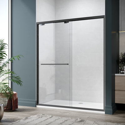 VTI 56"-60" W X 72" H Sliding Frameless Shower Door