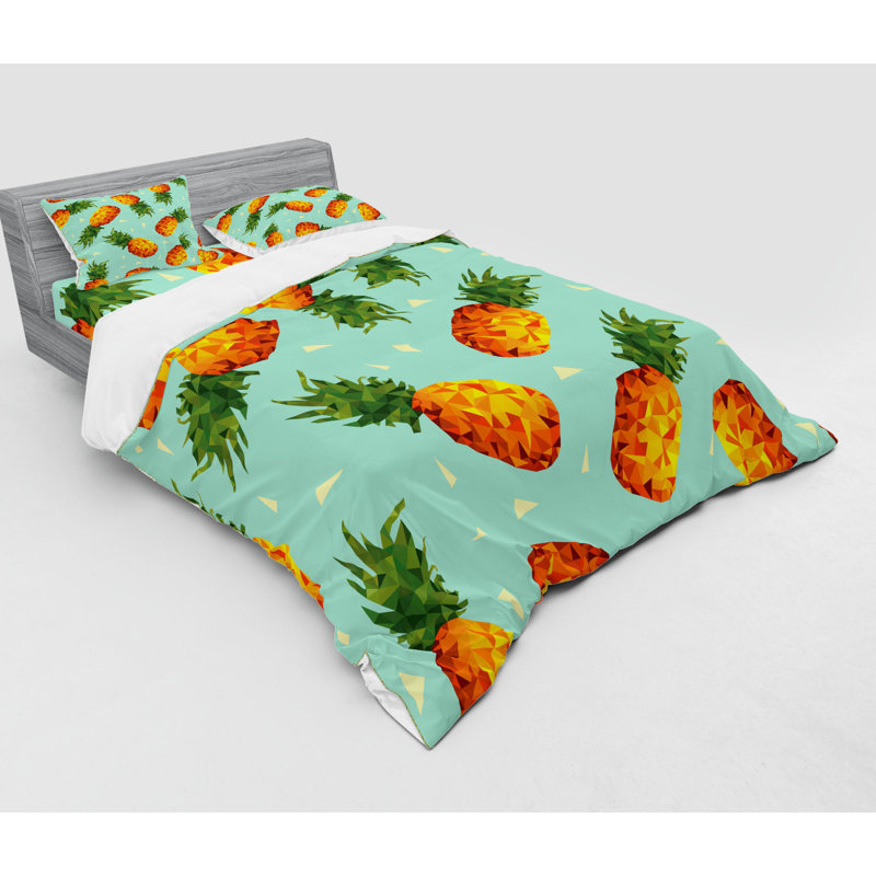 Ensemble de housse de couette Seafam / Olive / Green, Housse de couette grand + 3 pièces supplémentair