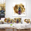 «Growling Grizzly Bear Aquarelle», coussin imprimé animal-29516659-29516662