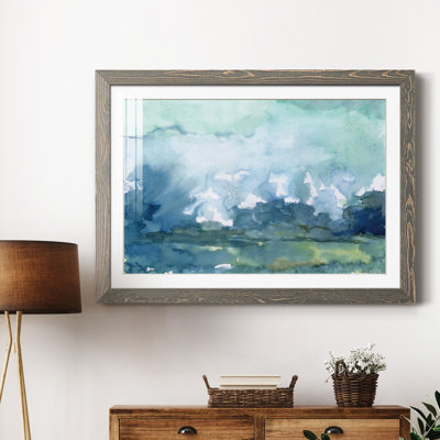 Pluie lointaine - Peinture encadrée