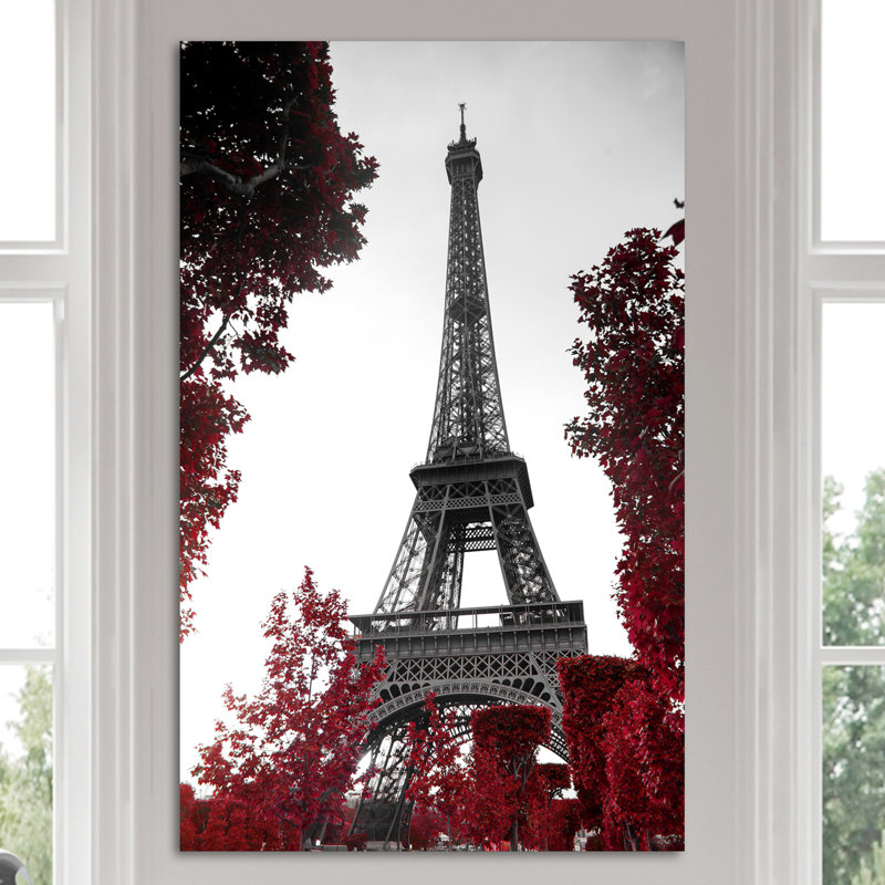 « eiffel tour eiffel », reproduction de photo sur toile tendue, H 48 po x l 28 po x p 1,5 po