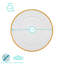 Argon Tableware - White Enamel Dinner Plates - 25.5cm - 4 Colours