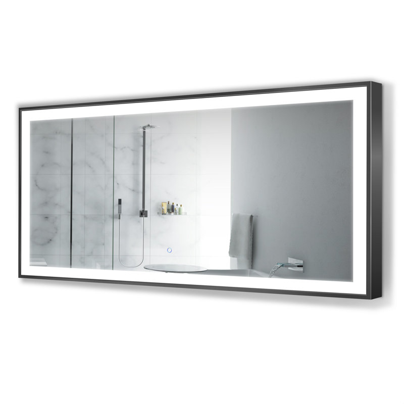 Miroir Ednaoverdorf, 36 po x 48 po, Noir