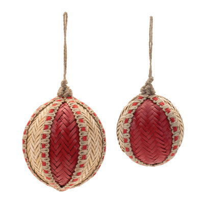 Woven Bamboo Ornament