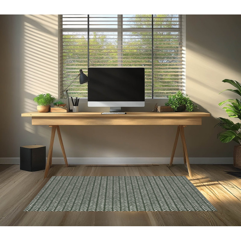 Tapis de bureau Tribe Way, L 5 pi x L 3 pi, Chimichurri