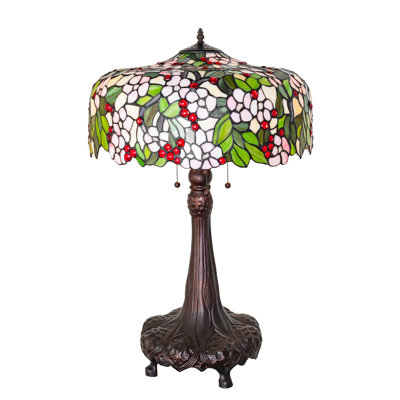 31" High Tiffany Cherry Blossom Table Lamp