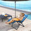Padded Zero Gravity Chair, Folding Recliner Chair, Navy Blue