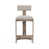Polyester lin / cadre brun automne