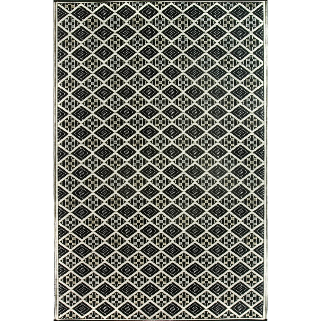 Scotch Geometric Indoor / Outdoor Rug Mad Mats Rug 