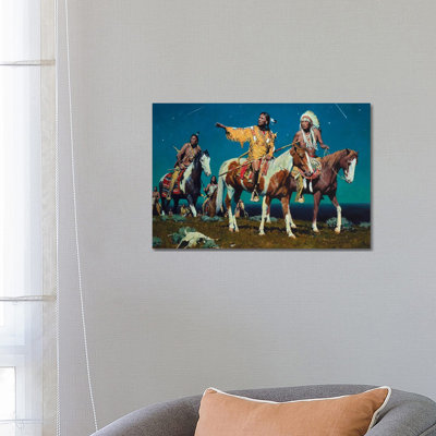 Star Sign by David Mann - Wrapped Canvas Print