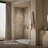 Pinstripe Purerite-Temp Shower Trim Set with Cross Handle, Less Showerhead