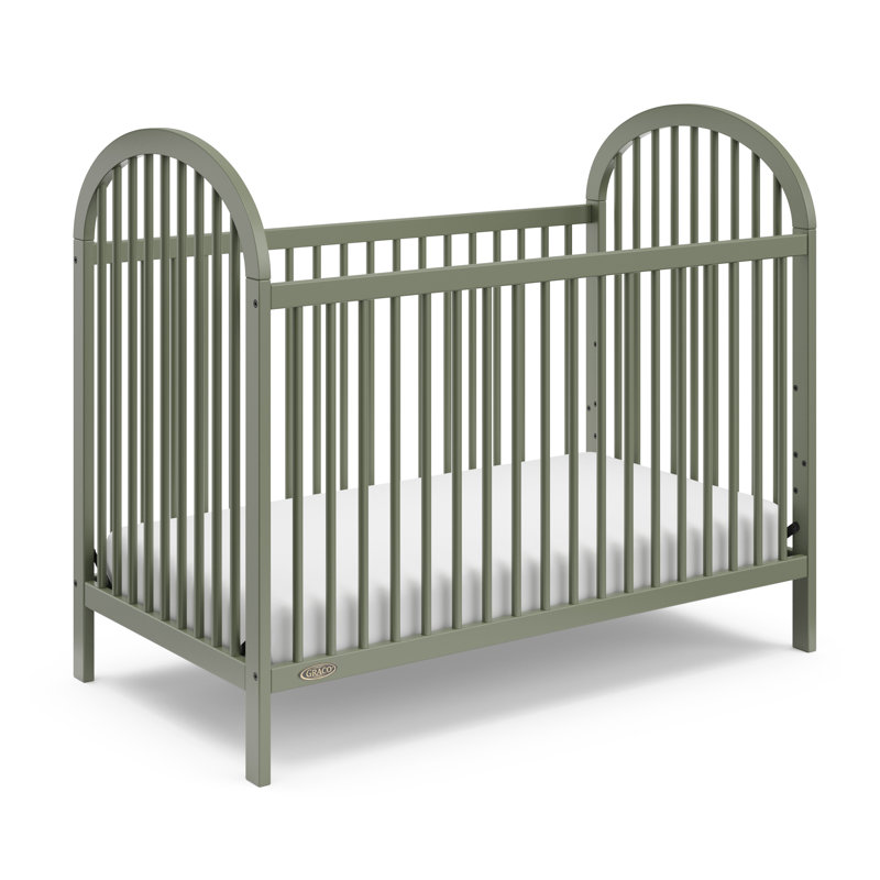 Lit de bébé convertible 3-en-1 Olivia, Olive, Non