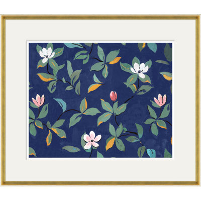 Blue Magnolia Print by Paule Marrot