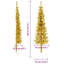 Moitié de sapin de Noël artificiel avec support-138040-3869465