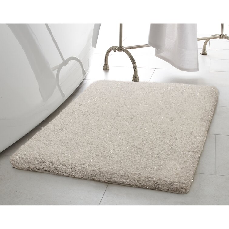 Wayfair Basics Aguon Plush Rectangle Non-Slip 2 Piece Bath Rug Set (Set of 2) Wayfair Basics Color: Linen