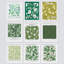 «Green Floral Flower Market», variété, nature sauvage, calme et bohème encadré sur papier, 9 pièces-92574376-92574374