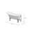 Fairhaven 59.25'' x 28'' Soaking Acrylic Bathtub with Faucet