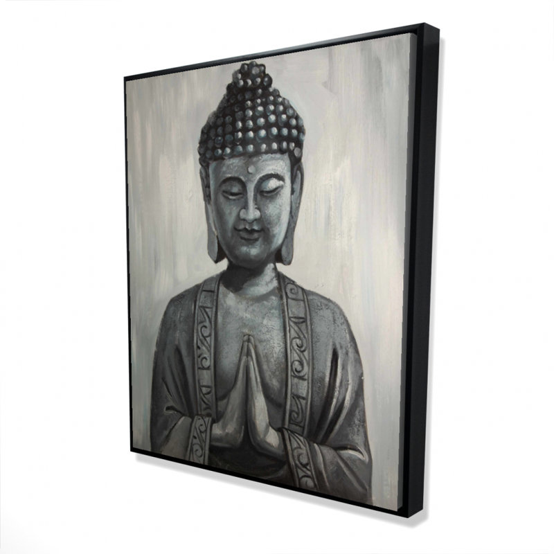 Buddha Print On Canvas, H 60 po x l 48 po