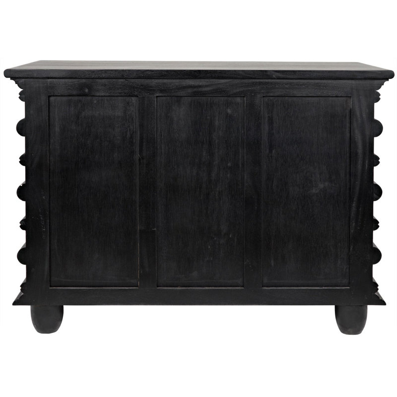 Ascona Accent Chest, Hand Rubbed Black