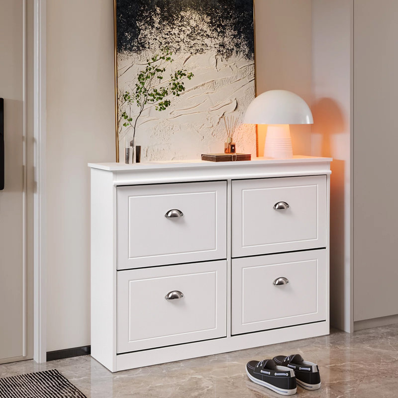16 Pair Shoe Storage Cabinet
