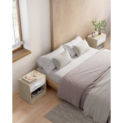 Meraya 39 cm W Bedside Table