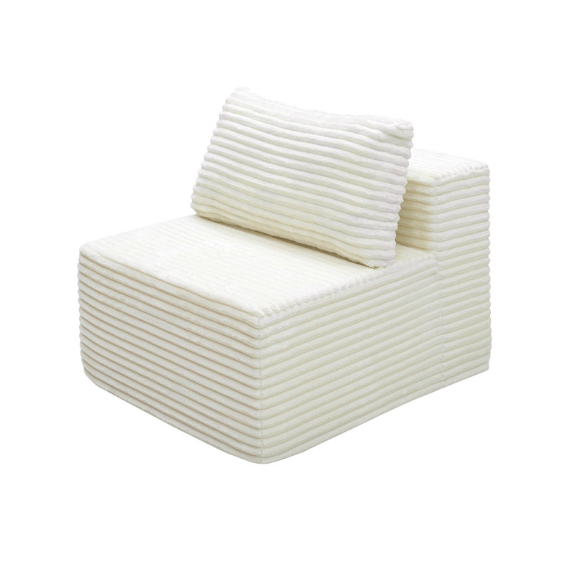 Canapé modulaire modulaire, Blanc
