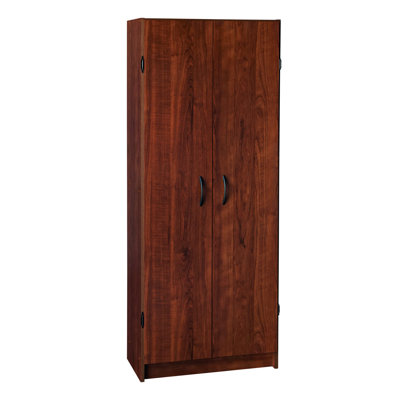 Pantry Cabinet Cupboard with 2 Doors, Adjustable Shelves, Standing, Storage for Kitchen, Laundry or Utility Room