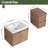  Vowar Wall-Mounted Bathroom Vanity With Resin Vanity Top-1976068636
