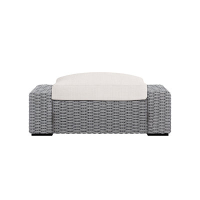 Capri Outdoor Ottoman with Cushion